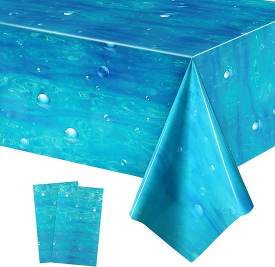Lot De 3 Nappes Jetables Rectangulaires En Plastique Pour Remise