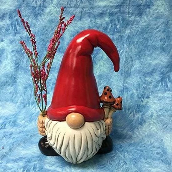 Mini Nain De Jardin Figurine - Décoration Extérieure En Résine De