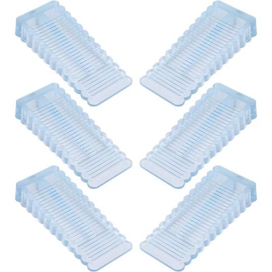 Lot De 8 Cales De Table En Plastique Transparent Pour Toilettes, Niveleurs Réglables, Cales Pour