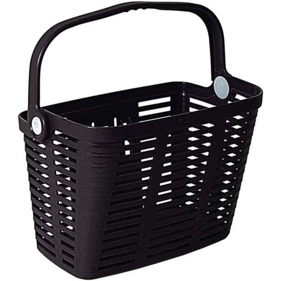 Panier De Vélo Amovible – Sac Shopping Clip – Guidon – Oxford Noir Pliable