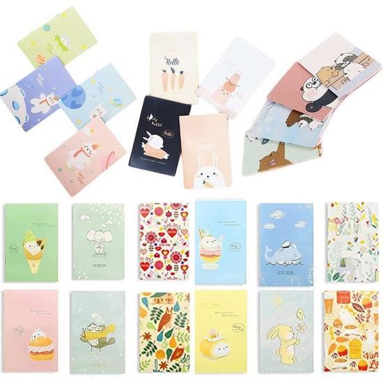 Lot De 10 Carnets De Poche Praxton - 50 Feuilles Microperforées Par Carnet - Format 13,5x8,5 Cm - Idéal Pour Commandes Ou Notes Rapides - 6