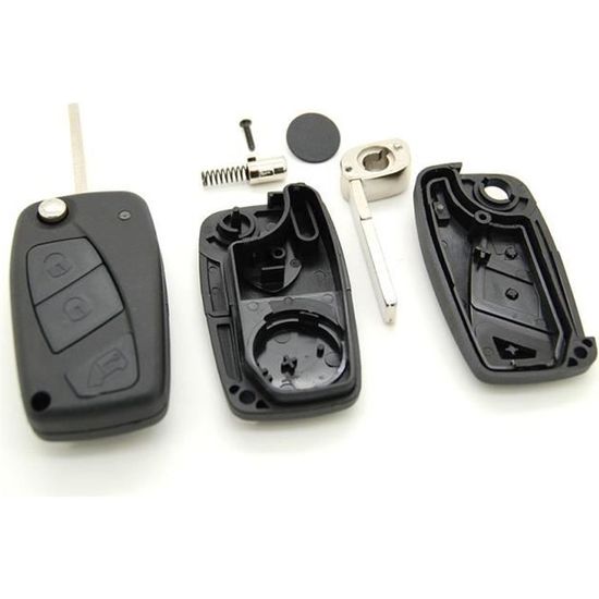 COQUE CLE CLEF PLIP 3 BOUTONS FIAT STILO DUCATO DOBLO PANDA ULYSSE PUNTO BRAVO