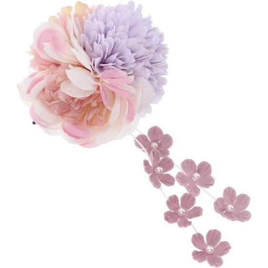 Serre-Tête Fleurs Lavande Artificielles – Diadème Romantique Mariage & Fiançailles – LUDAKE Élégant