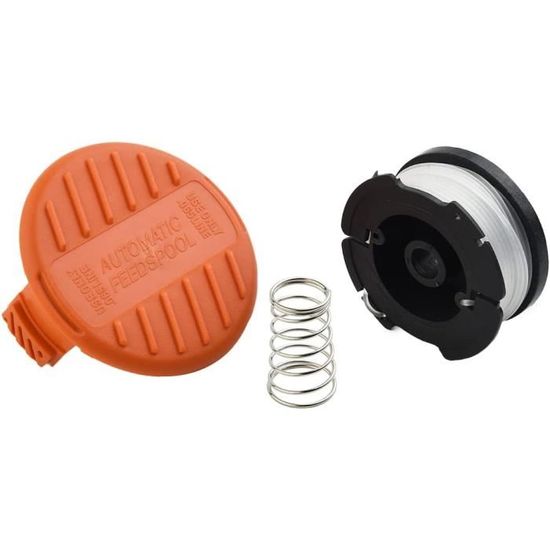 Lot De 2 Capuchons De Bobine Pour Débroussailleuse - Compatible ST4525, ST5528, GH400, GL580, GLC1825, Etc. (ABS, Clip Rapide)