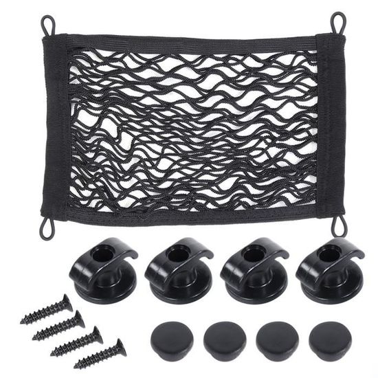 Filet à Bagages Pour Coffre De Voiture - Nylon élastique, 110 Pièces, 50 Cm, Rangement Cargo Sécurisé
