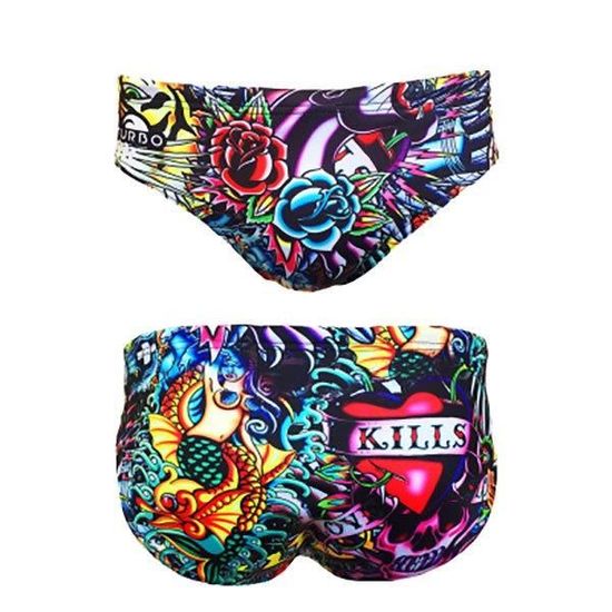 MAILLOTS DE BAIN Homme Slips bains Turbo Tattoo Ink Multicoloured Cdiscount Pret a Porter