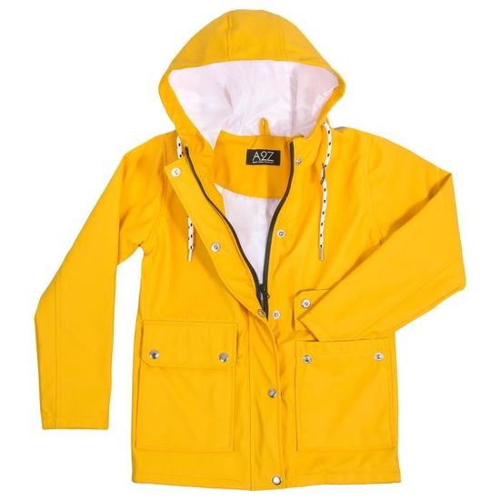 Veste Imperméable Jaune – Ministre Volontaire Église De Scientologie – Taille XL – Homme
