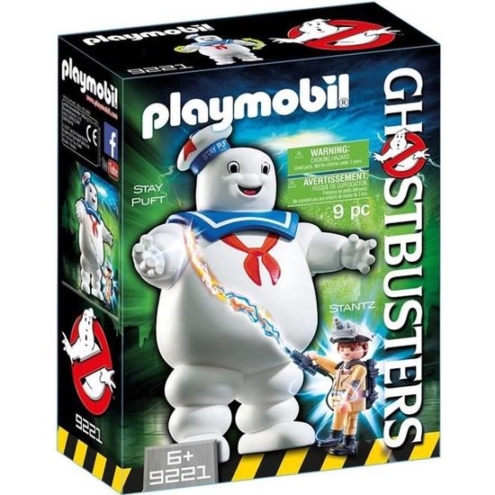 PLAYMOBIL - Ghostbusters Edition Limitée - Fantôme Stay Puft et Stantz