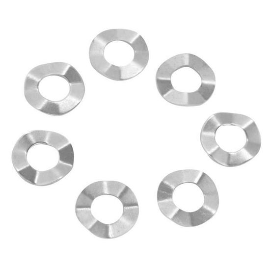 25 Rondelle Parafango In Acciaio M10 Metriche - 10x30 Mm - Zincate Gialle - Grado 8.8
