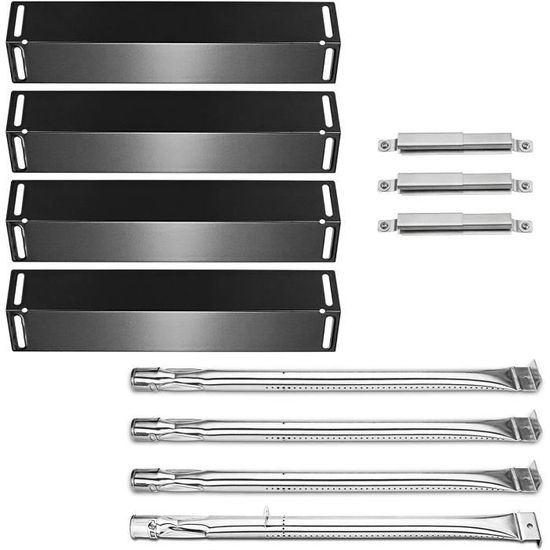 Lot De 4 Têtes De Rechange Brosse Métallique Barbecue – Poils Acier Inox Sans Poils Qui Tombent, Nettoyage Puissant