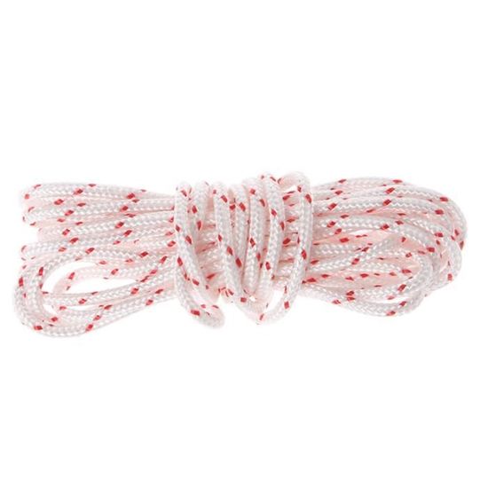 Corde De Démarreur 15m Ø4mm Avec 5 Poignées - Pour Tondeuse, Tronçonneuse, Motoculteur...
