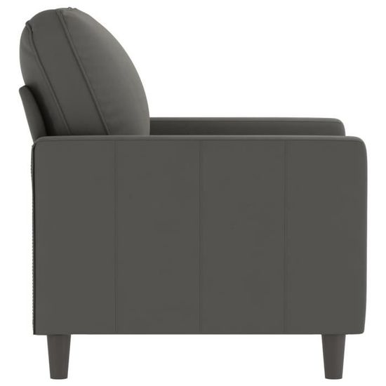 Fauteuil Velours Gris Foncé – 62x79x79 Cm, Neuf, Confort Et Style