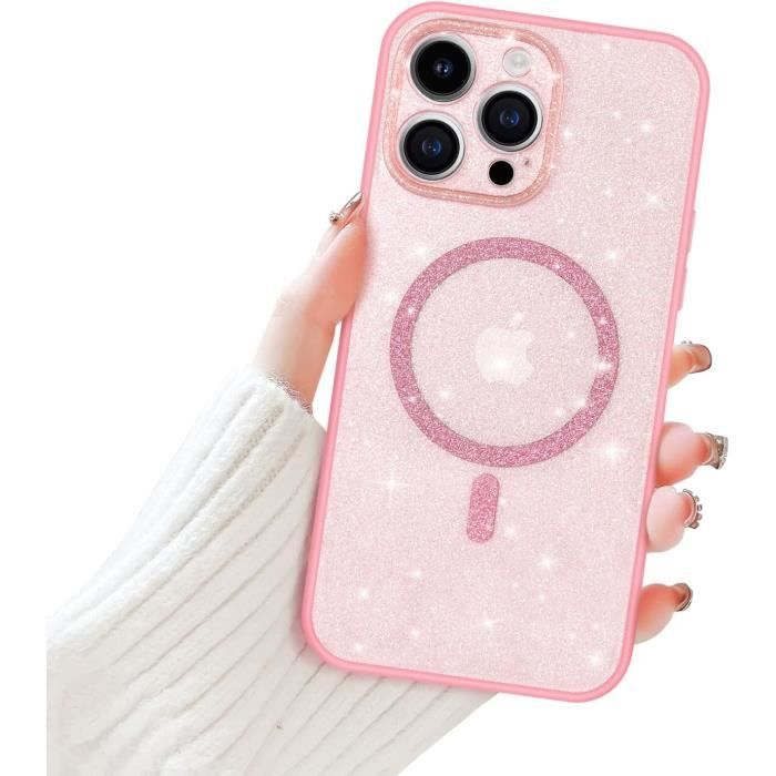 Coque iPhone 13 Pro Brillante pour Fille Femme Compatible avec MagSafe Coque Magnetique Transparente Mignonne Ultra Mince 2814 Cdiscount Telephonie