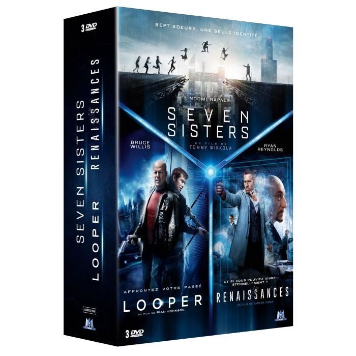 Coffret 3 DVD Science Fiction : Seven Sisters, Looper & Renaissances -  Cdiscount DVD
