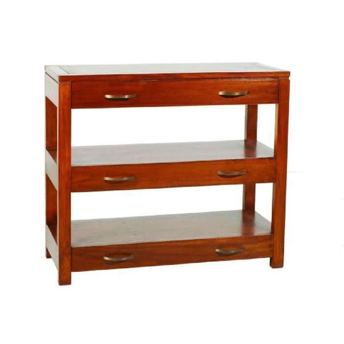 LOLA Console - Ethnique - Bois - L 90cm