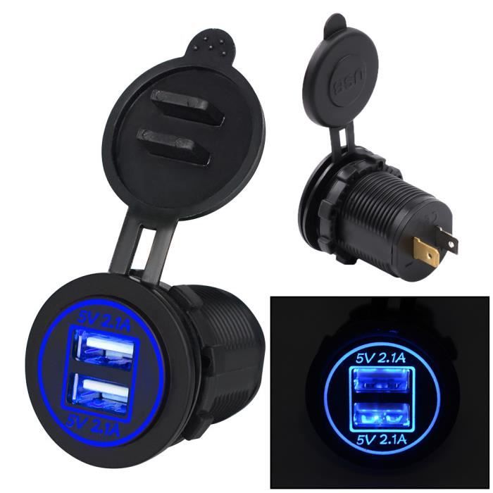 Funnyrunstore 12V 24V M/âle Auto Voiture Moto Allume-cigare Prise Connecteur On Off Interrupteur 1.5 M Universal Connector Switch