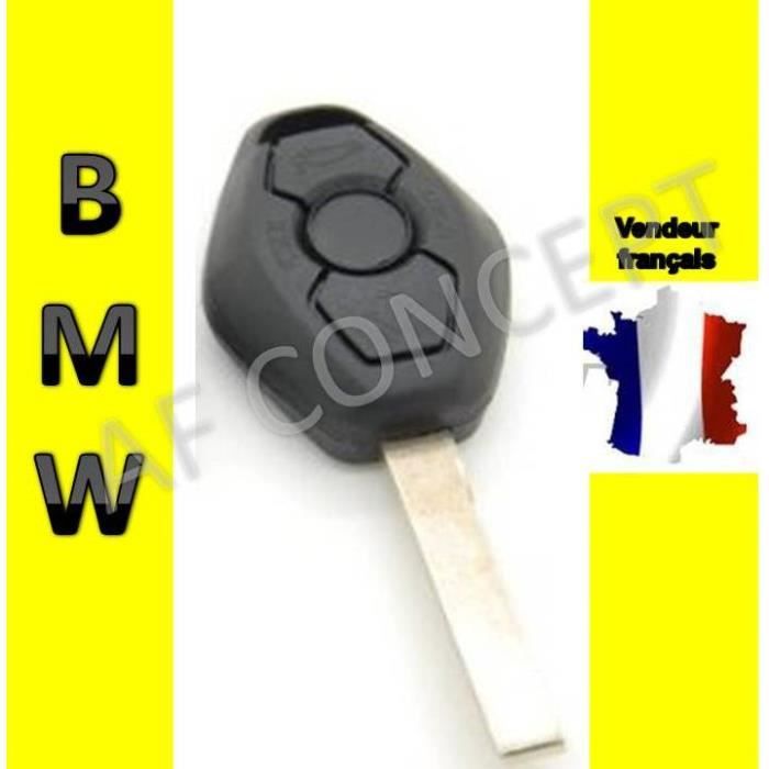 Coque clé plip télécommande Bmw 3 boutons serie Z4 E38 E39 E46 M5 M3