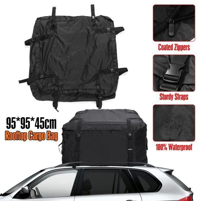 Sac de Toit Voiture Pour Voyage Coffre De Toit Voiture Souple