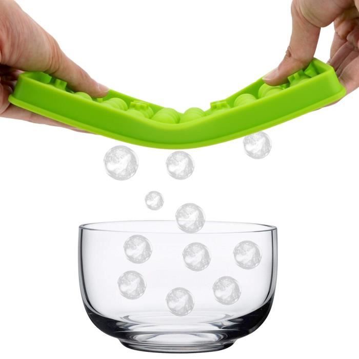CHA Silicone forme glace moule 40 cavité boule ronde moule décoration outils Silicone moule pour gâteau décoration pâtisserie outil