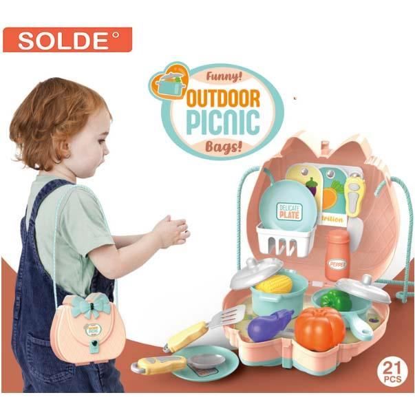 Jouet Aliment Cuisine Enfant,Chef Jeu de rôle avec Cuisson pour Enfants et Costume Habiller,Cadeau Parfait pour Noël et fête