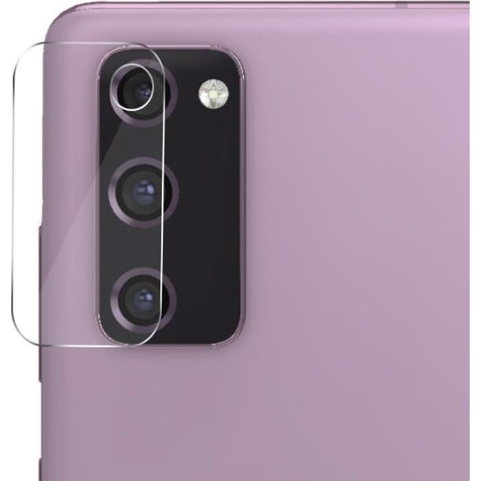 Film Caméra Samsung Galaxy S20 FE Verre Trempé Anti-trace Transparent Blanc