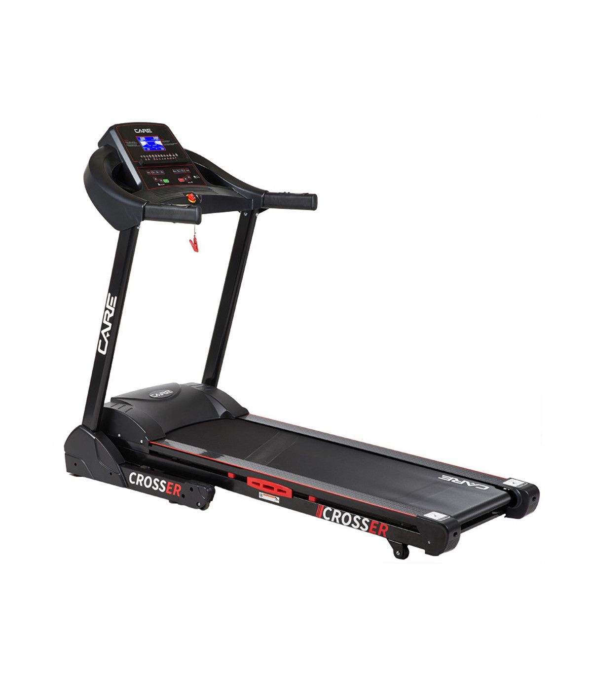Tapis de course - 25 programmes d’entraînements - Vitesse maximale 18 km/h - Care - Crosser - Connecté - Kinomap