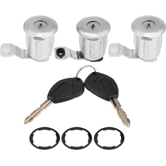 252522 Jeu de barillet de serrure de porte de voiture avec clés pour Peugeot Partner Citroen Berlingo Xsara (# 1)