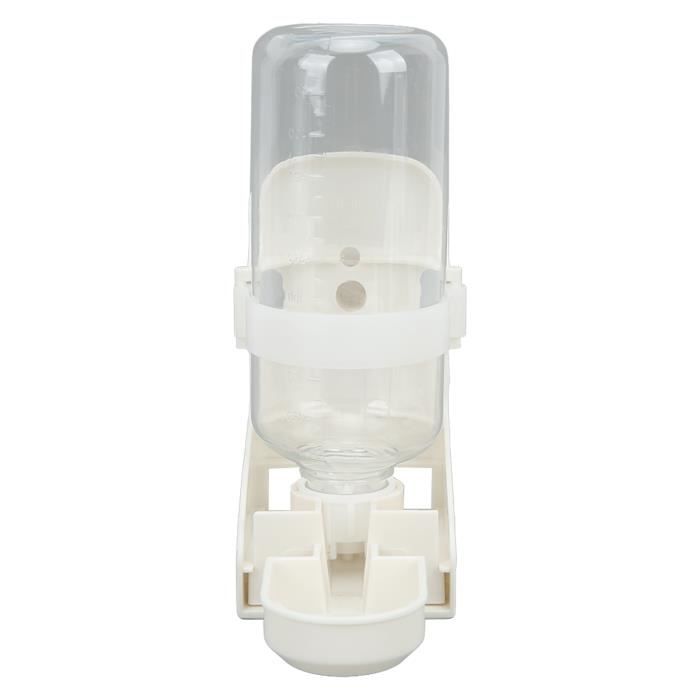 Drfeify gourde de lapin Petit distributeur d'eau de cage pour animaux de compagnie 500 ml/17 oz multifonction petite bouteille