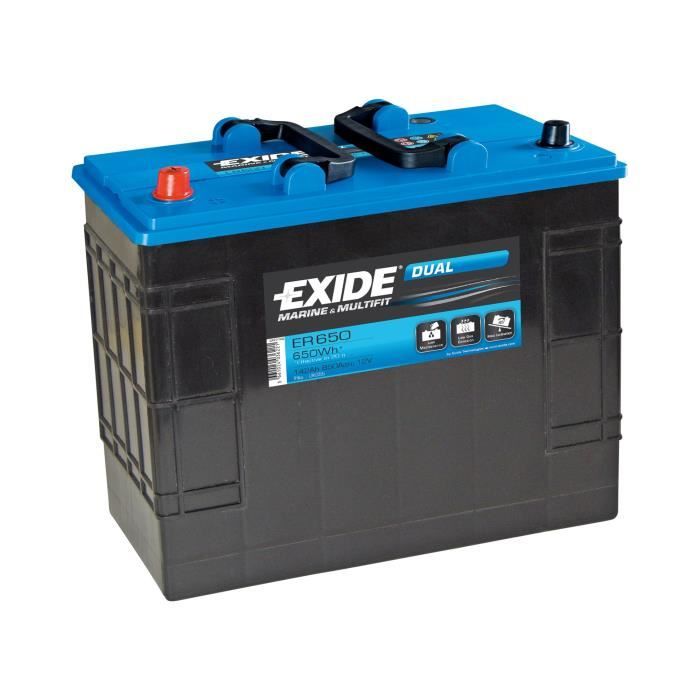 Batterie marine DUAL 142 Ah EXIDE
