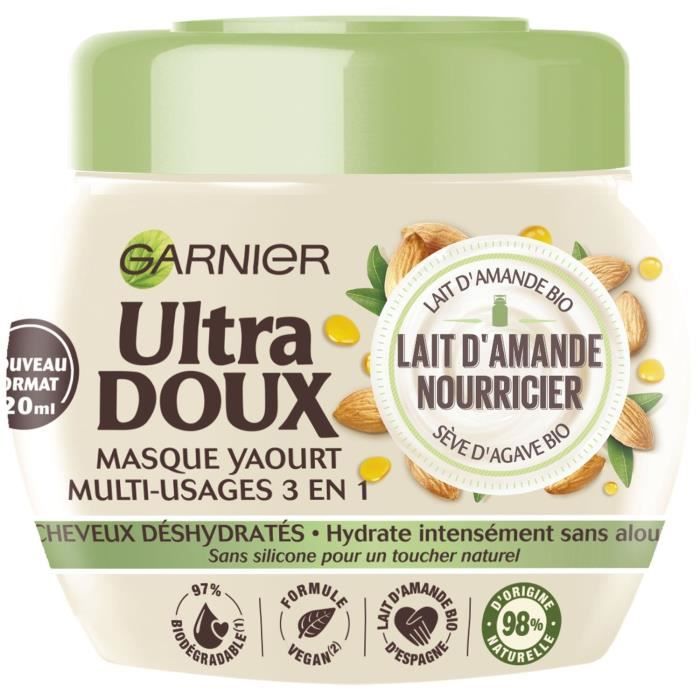 Masque Lait d'Amande Nourricier Ultra Doux GARNIER - 300 ml