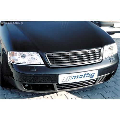 Pour Audi A6 4B C5 Allroad Calandre Grille Noir Mat Sans Emblème 1997- 2001