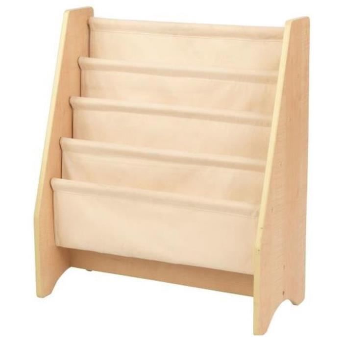 KIDKRAFT - Bibliothèque enfant en tissu - beige