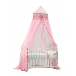 Ciel de lit moustiquaire Fleurs paillettes ron…