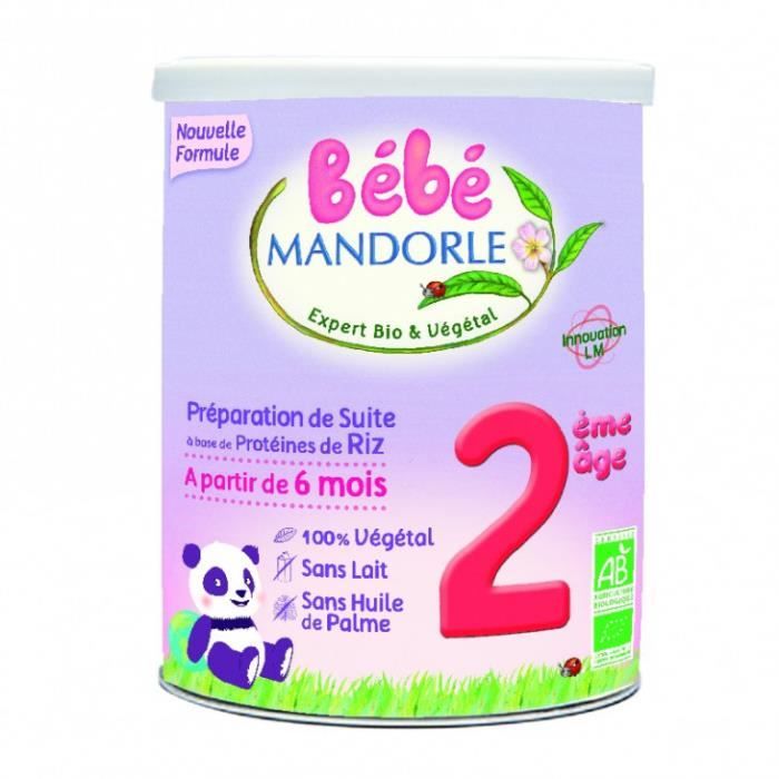 Bébé M Préparation infantile bébé 2ème âge 800gr - La Mandorle