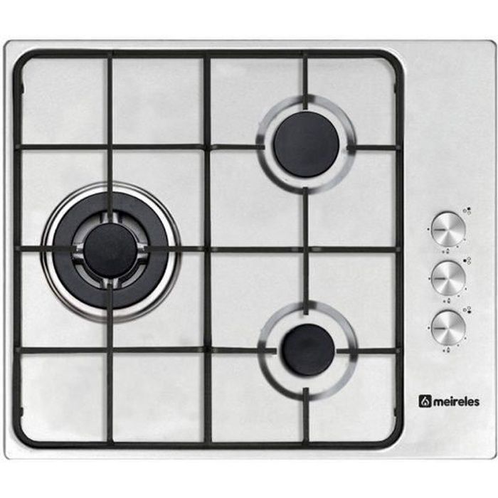 Plaque au gaz Meireles 60 cm 6250W Blanc