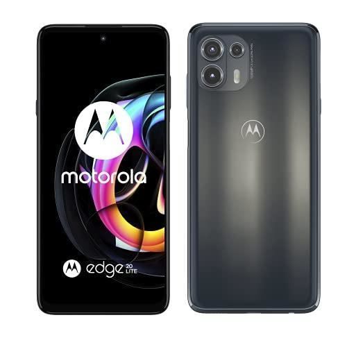 Motorola - Moto Edge 20 Lite Smartphone Débloqué 5G (Ecran : 6,7- - 8 Go/128 Go - Double SIM - Android 10.0) Noir