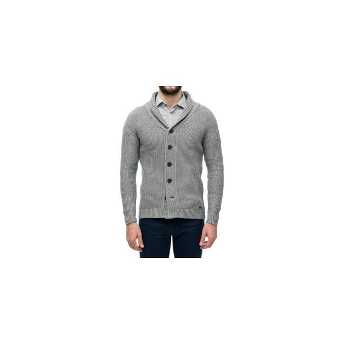 Guess Cardigan Homme Gris