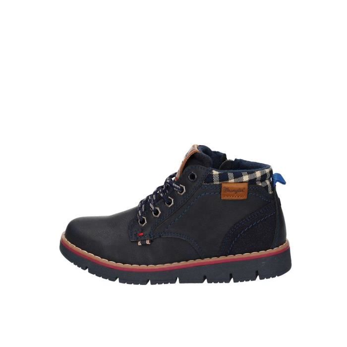 Wrangler Junior WJ17215 chaussures de tennis faible Enfant BLEU MARINE