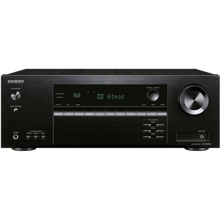 ONKYO TX -SR494 -B Amplificateur audio -vidéo 7.2 - 155 W par canal - Prise en charge des fonctions de lecture Dolby Atmos