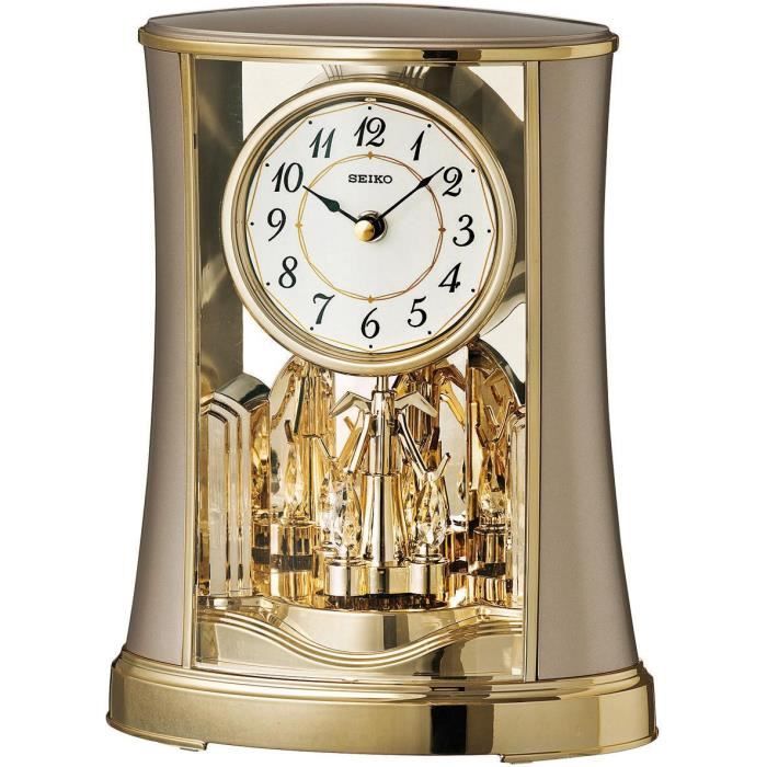 Seiko Clocks QXN227G Montre de table Point Culminant de Design