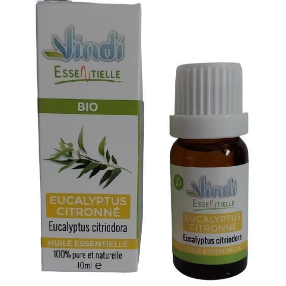 Vindi essentielle - huile essentielle d'Eucalyptus Citronné - Eucalyptus citriodora BIO