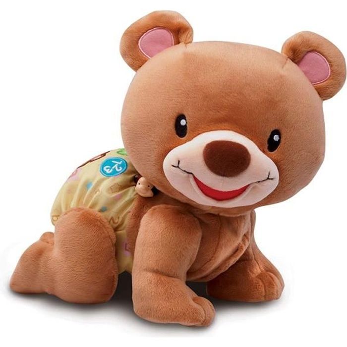 VTech Baby Ours en peluche interactif marchant à quatre pattes Sin talla marron (langue: espagnole) - 123-181122