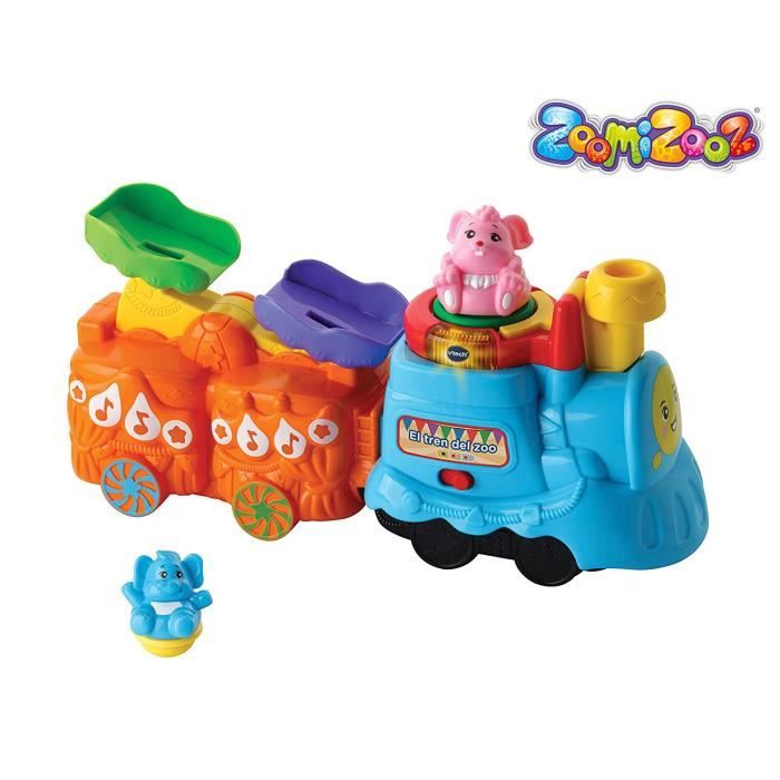 VTech-EL Tren Del Zoo + 2 Zoomizooz Tentétylène Mini Collection Couleur (3480-516522) 6140