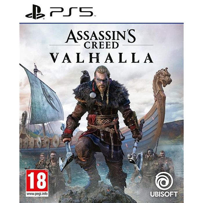 Jeu Vidéo - Ubisoft - Assassins Creed Valhalla - PS5 - Aventure - Blu-Ray - 18+