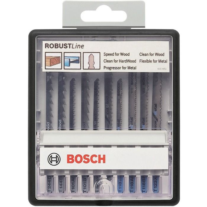 Set lames scie sabre bois et métal Bosch Professional 100mm - vue 2
