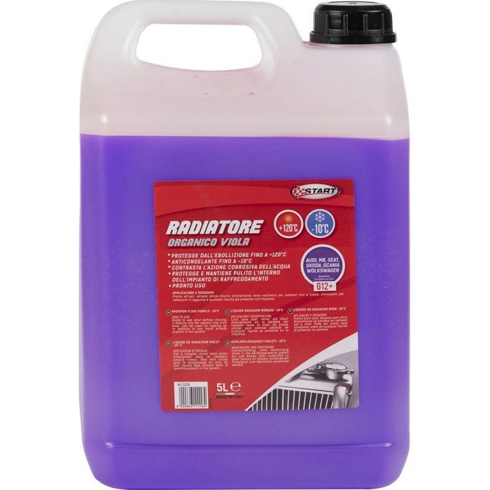 START G12+ Liquide Radiateur Organique Violet 5 litres - protge contre  l'bullition jusqu' +120C, agit comme antigel jusqu' - Cdiscount Auto