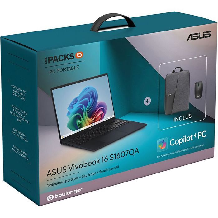 ASUS ordinateur portable pack