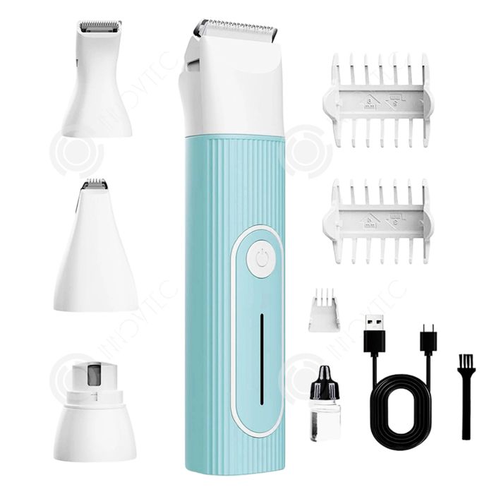 Meilleurs prix pour INN Tondeuse pour Chien 4 en 1 600mah Faible bruit pas de cheveux coincés forte puissance  multifonctionnelle pour animaux de