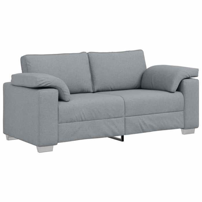 Canapé avec coussin Gris clair 180 x 77 x 82 cm tissu
