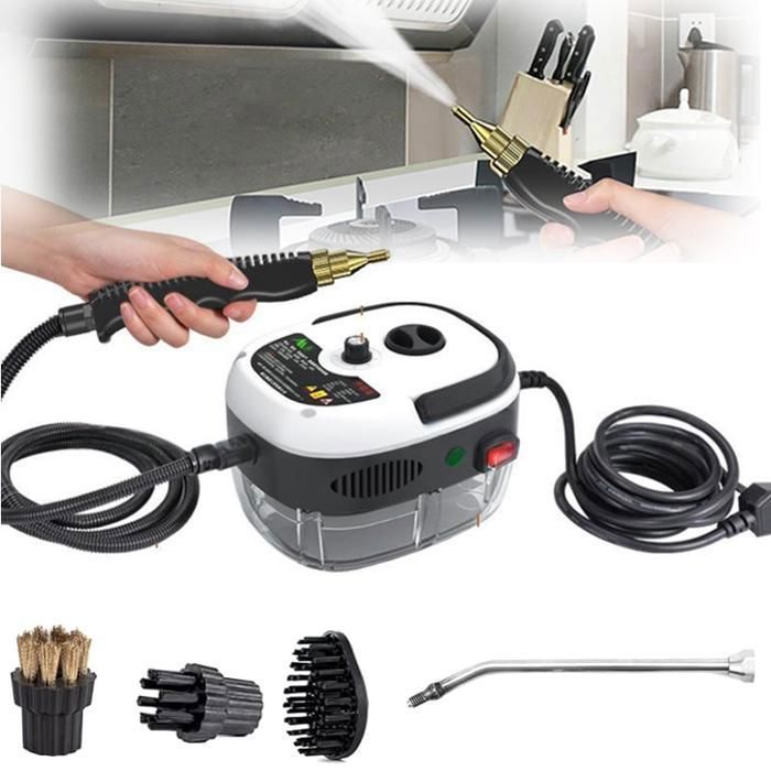 Nettoyeur Vapeur Multifonction Haute Température – Pour Maison, Voiture, Cuisine – Filaire